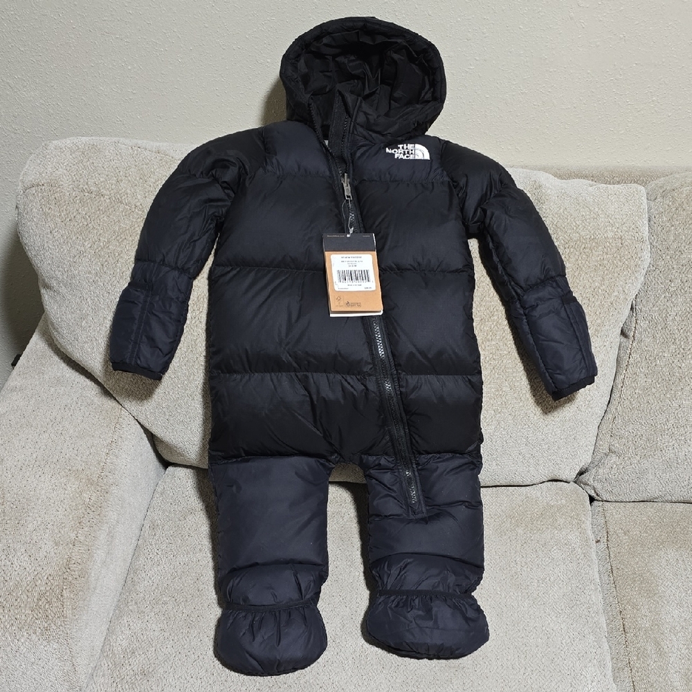 The North Face Infant/Toddler Black Snowsuit with Hood
